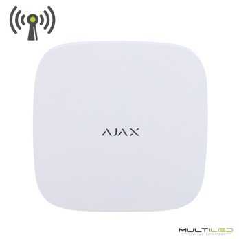 Central de alarma vía radio Ethernet/GPRS Dual y Video Ajax HUB2 color blanco