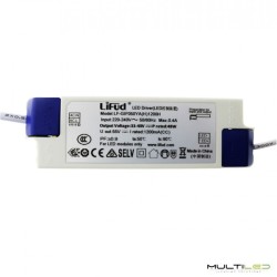 Panel Led Marco Blanco 60X60cm 42W 4200lm driver Lifud Blanco Neutro 4500k