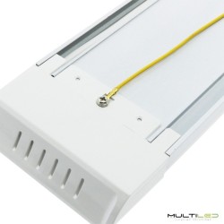 Regleta lineal Ultra plana Led de superficie SMD2835 40W - 60cm Blanco Frío 6000k