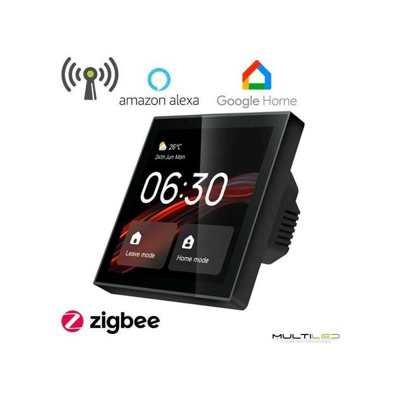 Panel de control multifunción Tuya Smart WiFi Bluetooth y Zigbee con LCD de 4 pulgadas táctil