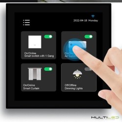 Panel de control multifunción Tuya Smart WiFi Bluetooth y Zigbee con LCD de 4 pulgadas táctil
