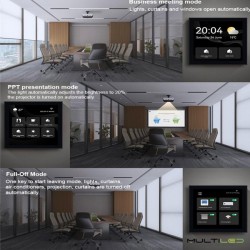 Panel de control multifunción Tuya Smart WiFi Bluetooth y Zigbee con LCD de 4 pulgadas táctil