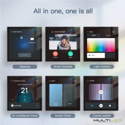 Panel de control multifunción Tuya Smart WiFi Bluetooth y Zigbee con LCD de 4 pulgadas táctil