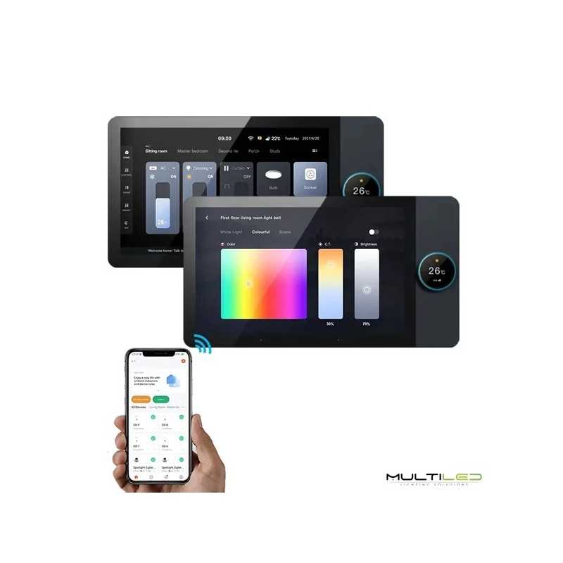 Panel de control multifunción Tuya Smart WiFi Bluetooth y Zigbee con ...