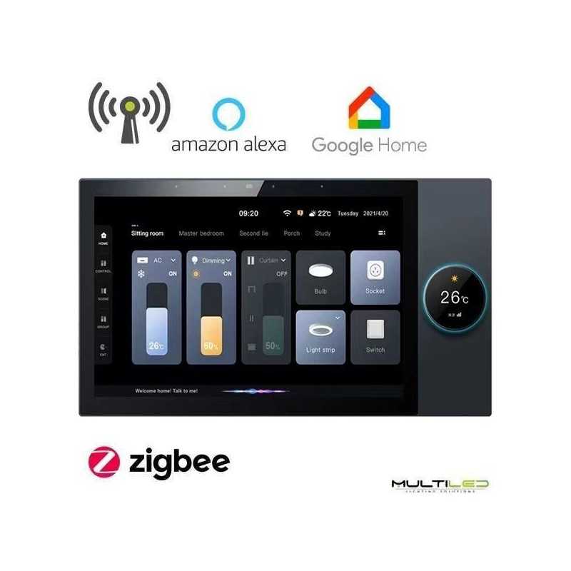 Panel de control multifunción Tuya Smart WiFi Bluetooth y Zigbee con LCD de 10 pulgadas táctil + Knob Lcd de 1.25