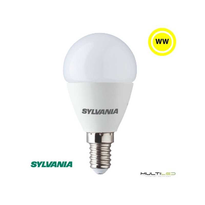 Bombilla Led Sylvania ToLEDo Ball 827 SL4 G45 4.5W E14 Blanco Cálido 2700K