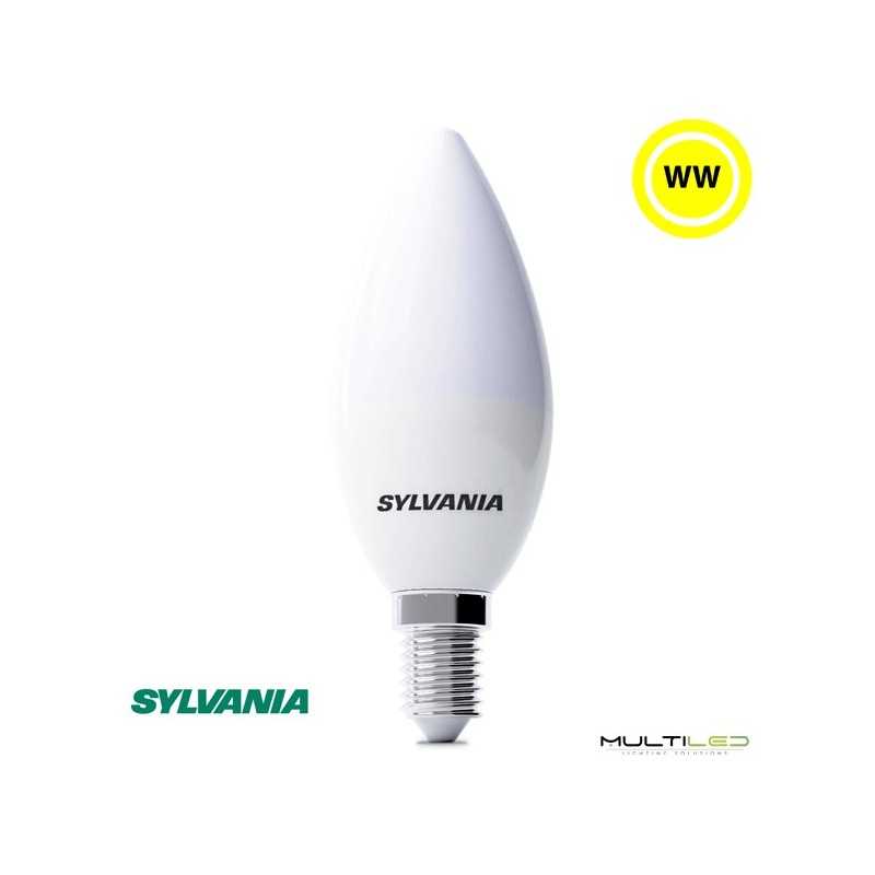 Bombilla Led Sylvania ToLEDo Candle 827 SL4 C35 4.5W E14 Blanco Cálido 2700K