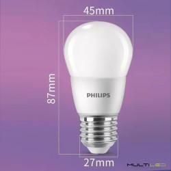 Bombilla Led Philips CORELUS25 P45 3.5W E27 Blanco Cálido 3000K