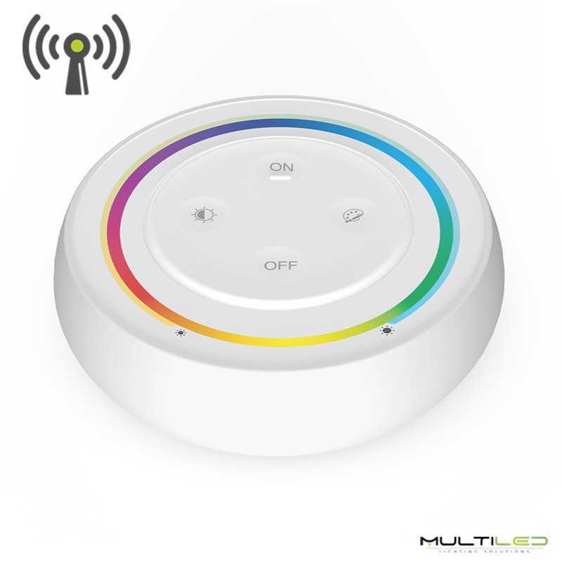 Mando a distancia Circular de 1 zona Miboxer Mono + CCT botones y táctil RF 2.4ghz