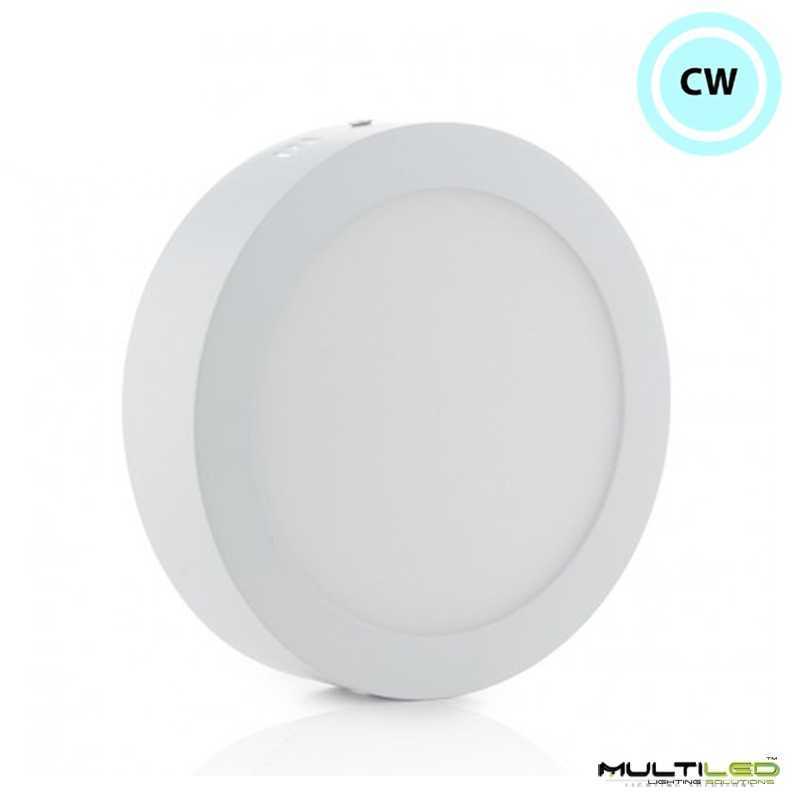 Plafón Downlight Led de superficie 170mm 12W Blanco Frío 6000k