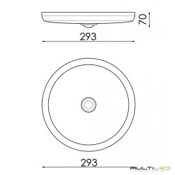 Plafón Downlight Led de superficie Sensor de movimiento 290mm 20W Blanco Neutro 4000k