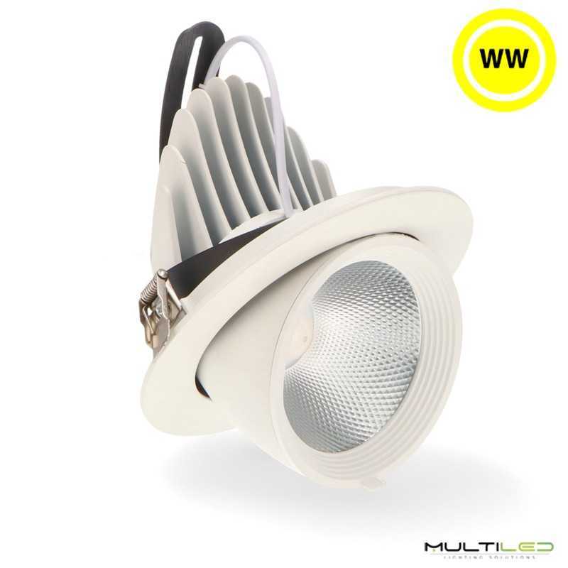 Empotrable Downlight Led Orientable Corte 150mm 30W Blanco Cálido 3000k