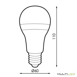 Bombilla Led A60 10W E27 Blanco Frío 6500K