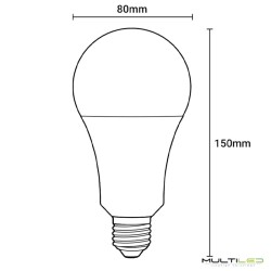 Bombilla Led 17W A80 E27 Pingo Blanco Neutro 4000K