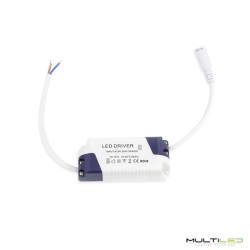 Panel Placa Led 15W Downlight Extraplano Circular Corte Ø170 mm Blanco Cálido 3000k