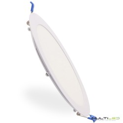 Panel Placa Led 20W Downlight Extraplano Circular Corte Ø200 mm Blanco Neutro 4000k