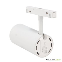 Foco de carril Led Magnético 16mm 20W Osram 36º 48V Blanco Cálido 3000K