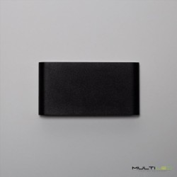 Aplique Led de Pared up down IP65 10W Modelo Felix Negro Blanco Cálido 3000k