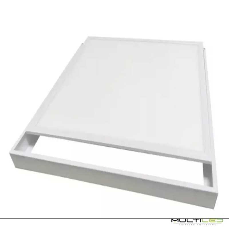 Kit de superficie para panel led 62x62cm 43mm Blanco