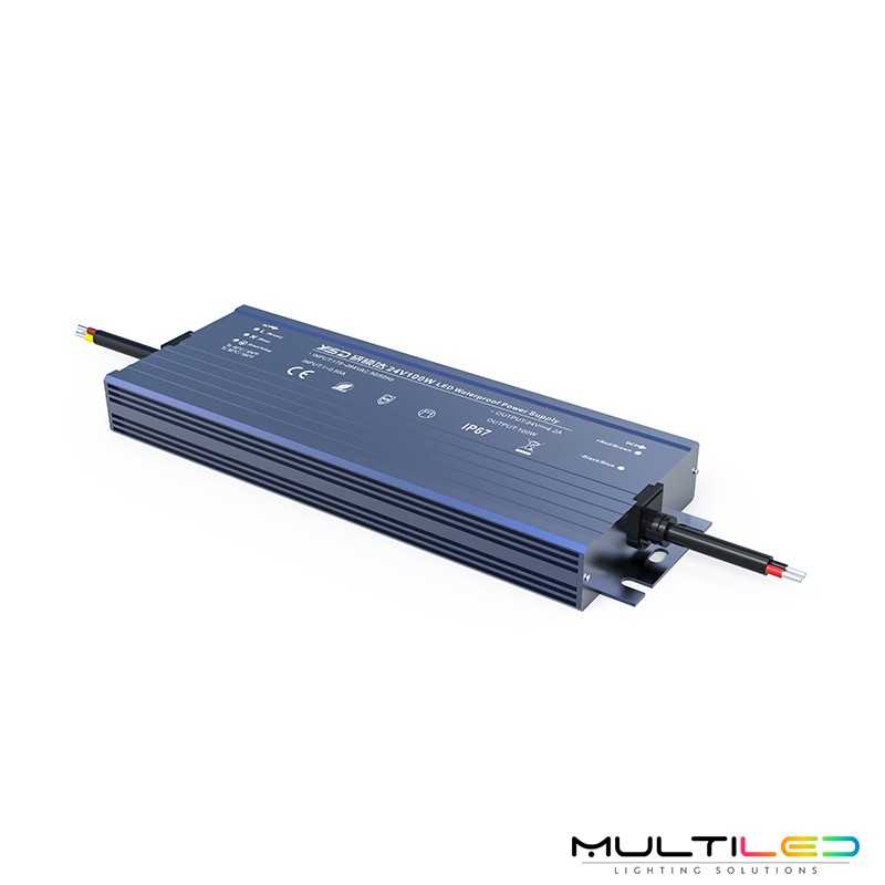 Fuente de alimentación de exterior 24V 100W IP67 Multiled