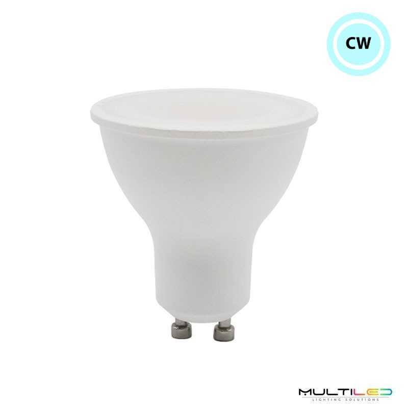 Dicroica Led GU10 MaxLed 7.5W Opal 120º Blanco Frío 6500k
