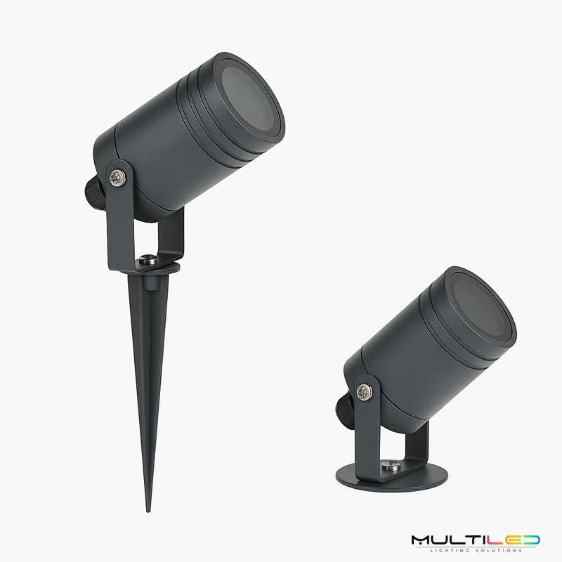 Foco LED Exterior y Jardin con Pincho GU10 IP65 2 en 1
