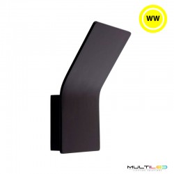 Aplique Led de interior 6W Modelo Lorna Negro Blanco Calido 3000k
