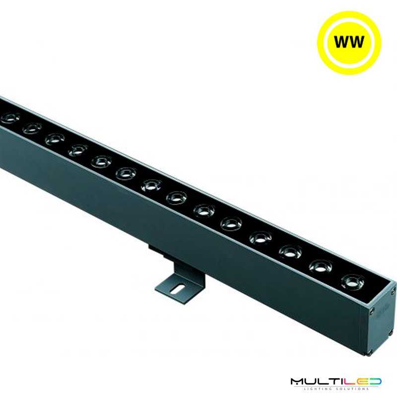Bañador Led lineal wallwasher 10W 1200mm IP66 Blanco Cálido 2700k