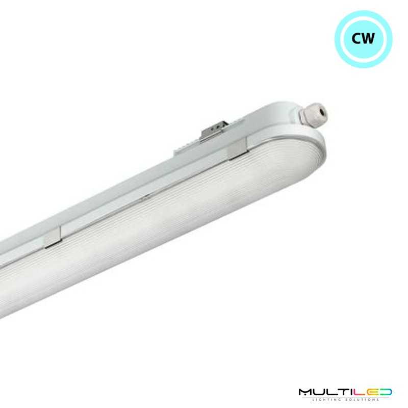 Pantalla estanca Led 36W 1200mm 3200lm IP65 Blanco Frío 6500k