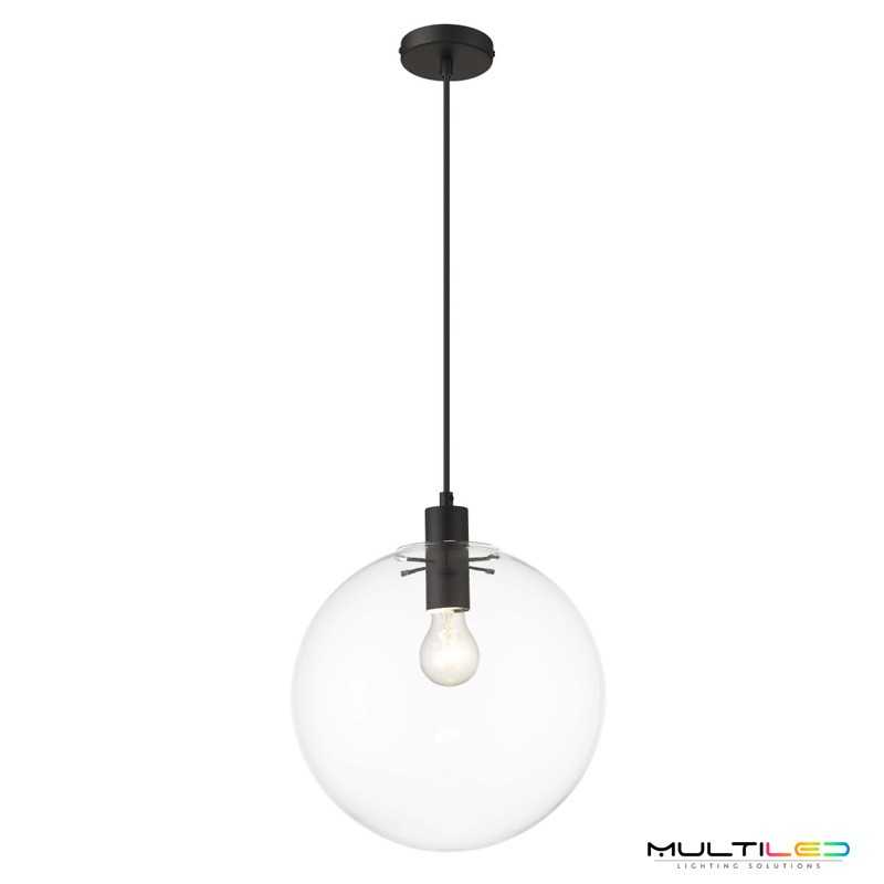 Lámpara colgante Light Prestige Puerto L 1xE27 negra – estilo moderno Ø30 cm