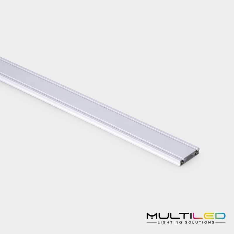 Carril de Superficie Magnético Luminarq 25mm 1 metro Blanco