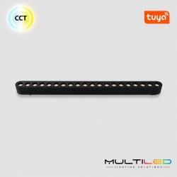 Proyector Lineal Magnético Luminarq 26mm 16W 36º 40V CCT Negro