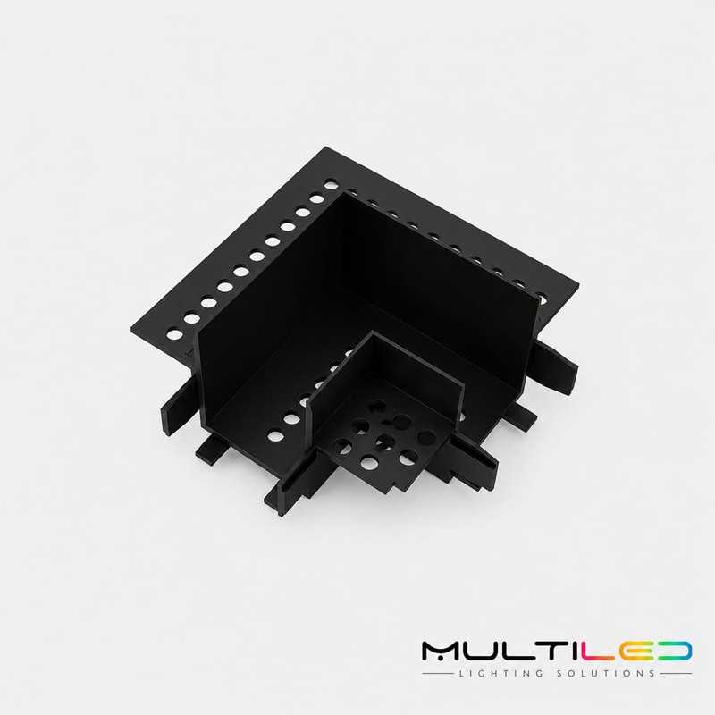 Curva para Carril Magnético empotrado Luminarq Negra