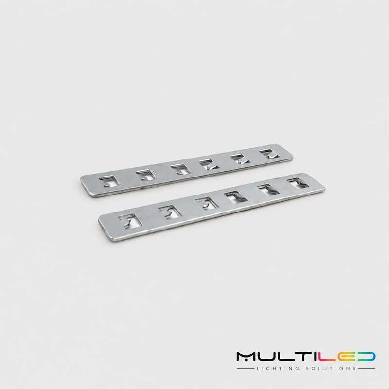 Unión para Carril Magnético empotrado Luminarq Níquel