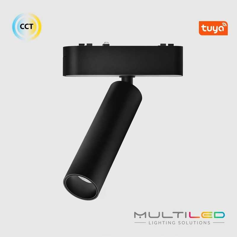 Proyector Magnético Luminarq 26mm 7W 36º 40V CCT Negro