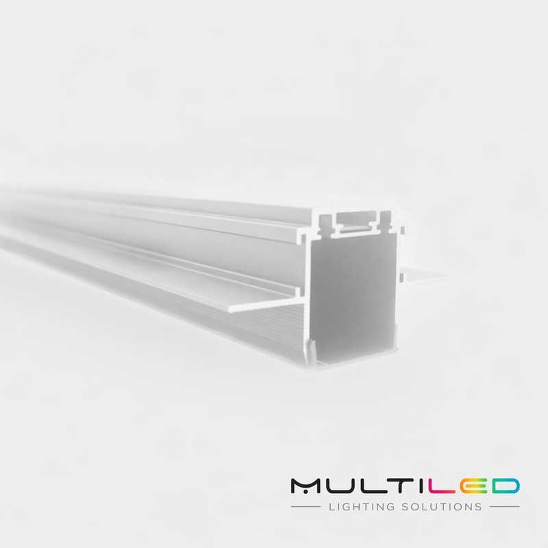 Carril empotrable Magnético Luminarq 26mm 2 metros Blanco