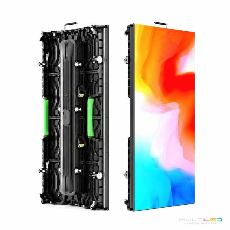 Pantalla Led de Interior/Exterior IP67 Pixel 2.9 enlazable Modulo Aluminio Pro 500x1000mm (0.5 m2) Completo