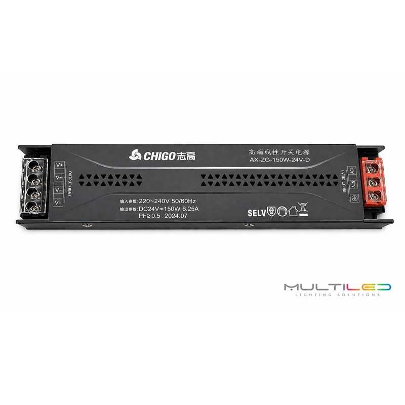 Fuente de alimentación 24V 150W 6.2A IP20 Chigo