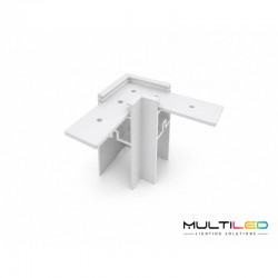 Curva para Carril Magnético Colgante Luminarq Blanco