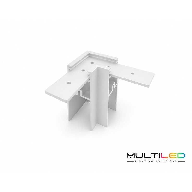 Curva para Carril Magnético Colgante Luminarq Blanco