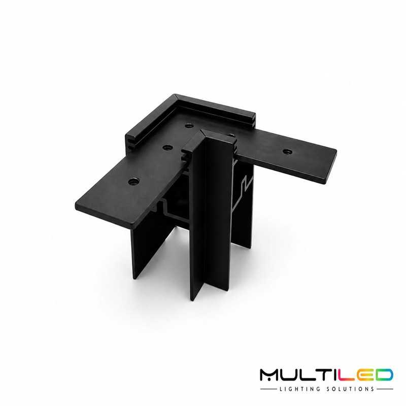 Curva para Carril Magnético Colgante Luminarq Negro