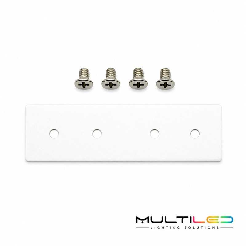 Unión para Carril Magnético Colgante Luminarq Blanco