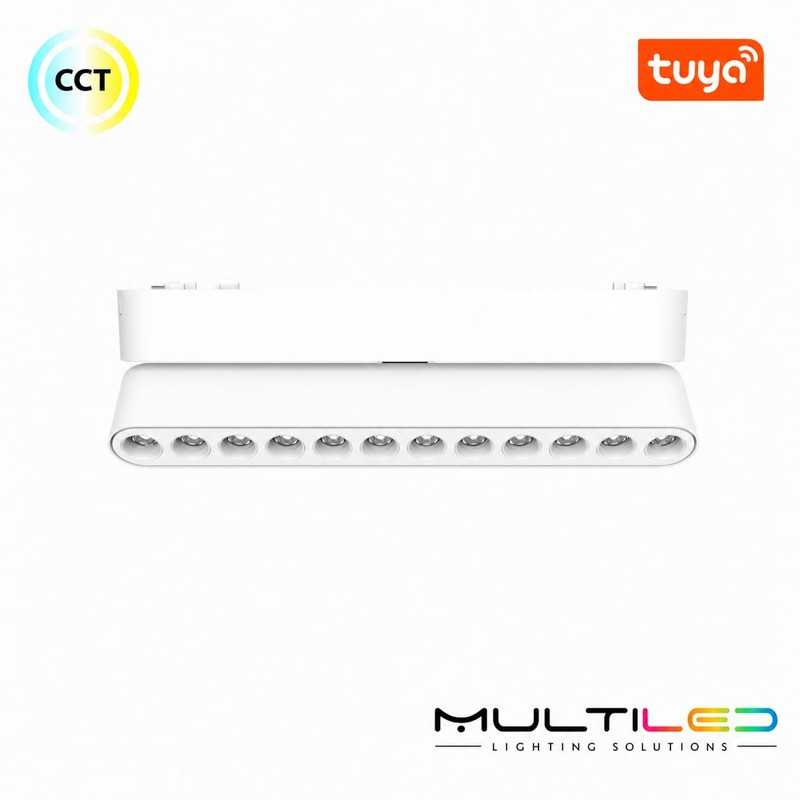 Proyector Lineal Ajustable Magnético Luminarq 26mm 12W 36º 40V CCT Blanco