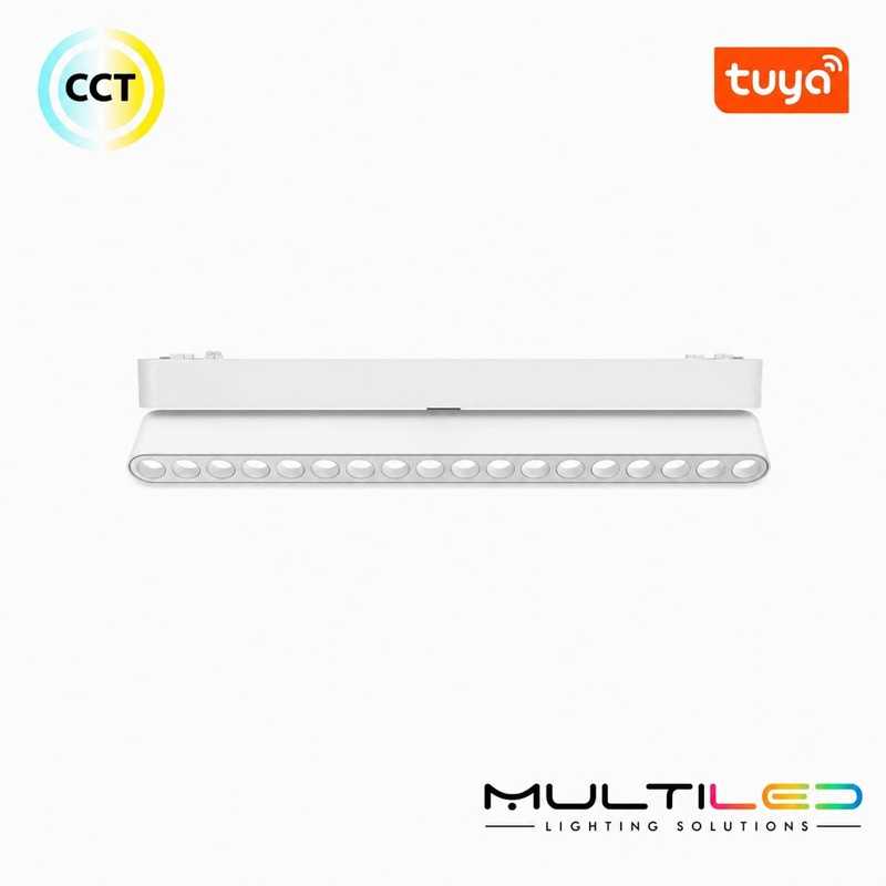 Proyector Lineal Ajustable Magnético Luminarq 26mm 16W 36º 40V CCT Blanco
