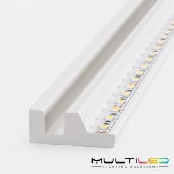 Perfil Moldura de poliestireno para techo Tira LED line (2 metros)