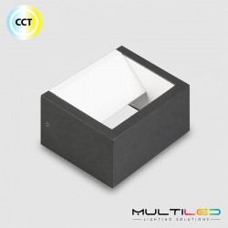 Aplique de Pared LED Antracita 9W CCT 2x90º IP54