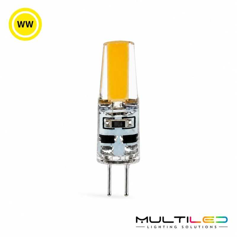 Lampara Led G4 COB 1W Blanco Cálido 3000k 12V