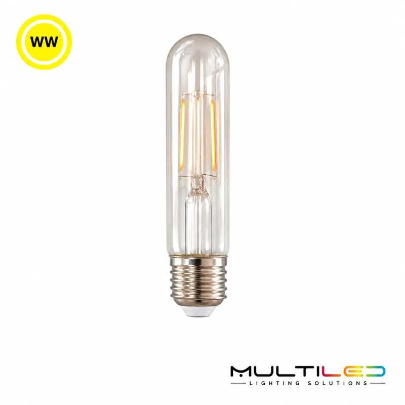 Bombilla Led Tubular gold de Filamento 4W 2200k T125 E27