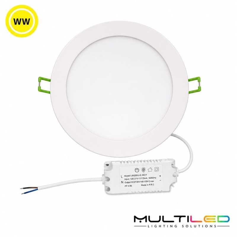 Empotrable Downlight Led 20W Philips Essential Corte Ø200 mm Blanco Cálido (DN015, 1350lm)
