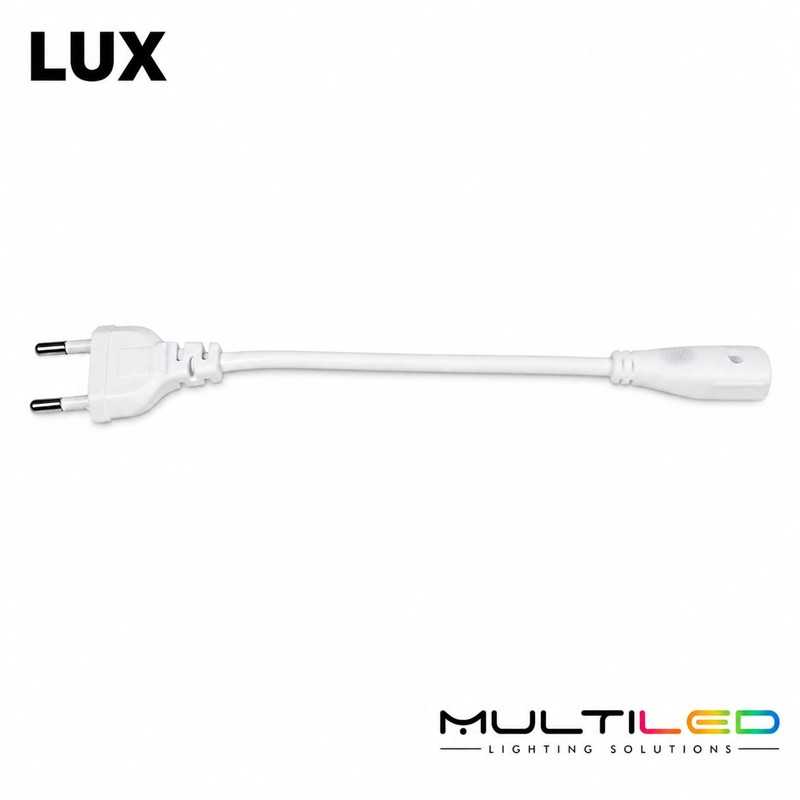 Enchufe conector para tira led 220V 10mm IP20 Monocolor LUX